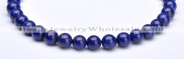 CLA08 4mm round deep blue dyed lapis lazuli beads wholesale