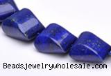 CLA30 14*18mm deep blue dyed lapis lazuli gemstone beads