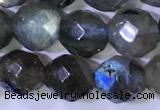 CLB1095 15.5 inches 6mm faceted round labradorite gemstone beads