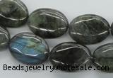 CLB114 15.5 inches 15*20mm oval labradorite gemstone beads wholesale