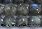 CLB1141 15 inches 8mm faceted round labradorite gemstone beads