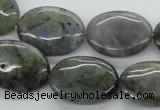 CLB115 15.5 inches 18*25mm oval labradorite gemstone beads wholesale