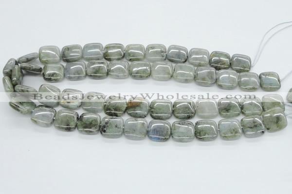 CLB116 15.5 inches 16*16mm square labradorite gemstone beads wholesale