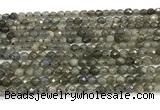 CLB1248 15 inches 4mm faceted round labradorite beads wholesale