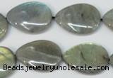 CLB159 15.5 inches 15*20mm flat teardrop labradorite gemstone beads