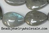 CLB160 15.5 inches 18*25mm flat teardrop labradorite gemstone beads