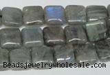 CLB162 15.5 inches 10*10mm square labradorite gemstone beads