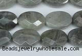 CLB188 15.5 inches 13*18mm faceted oval labradorite beads