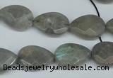 CLB209 15.5 inches 12*16mm faceted flat teardrop labradorite beads