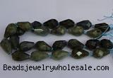 CLB234 15.5 inches 18*25mm - 18*30mm faceted teardrop labradorite beads