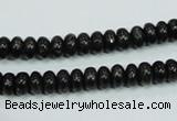 CLB300 15.5 inches 3*6mm rondelle black labradorite gemstone beads