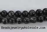 CLB351 15.5 inches 6mm round black labradorite beads wholesale