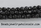 CLB360 15.5 inches 6mm faceted round black labradorite beads wholesale