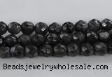 CLB361 15.5 inches 8mm faceted round black labradorite beads wholesale