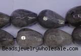 CLB506 15.5 inches 15*20mm faceted teardrop labradorite beads