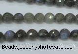 CLB511 15.5 inches 6mm faceted round labradorite gemstone beads