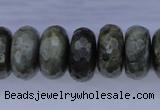 CLB58 15.5 inches 10*20mm faceted rondelle labradorite beads