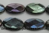 CLB658 15.5 inches 10*14mm faceted oval AB-color labradorite beads