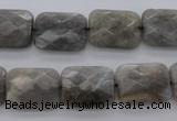 CLB749 15.5 inches 10*14mm faceted rectangle labradorite gemstone beads