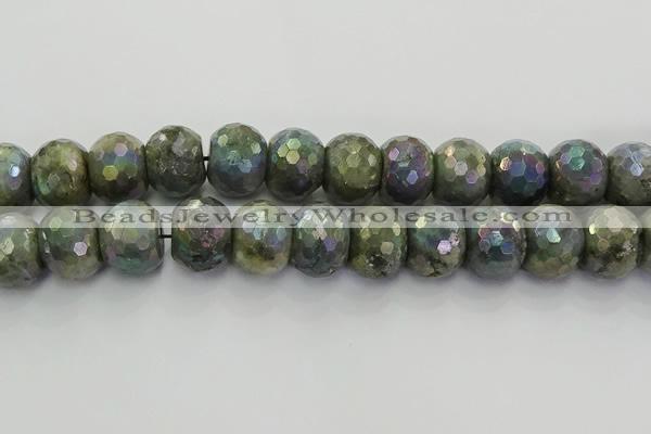 CLB764 15.5 inches 15*20mm faceted rondelle AB-color labradorite beads