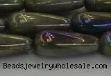 CLB781 15.5 inches 10*30mm teardrop AB-color labradorite beads