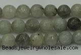 CLB860 15.5 inches 4mm faceted round AB grade labradorite beads