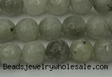 CLB862 15.5 inches 8mm faceted round AB grade labradorite beads