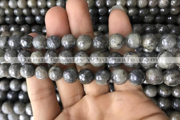 CLB883 15.5 inches 10mm faceted round AB-color labradorite beads