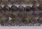 CLB972 15.5 inches 8mm faceted nuggets labradorite gemstone beads