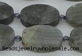 CLB978 15.5 inches 15*22mm oval labradorite gemstone beads