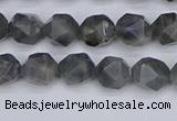 CLB986 15.5 inches 6mm faceted nuggets labradorite beads wholesale