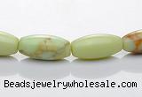 CLE05 16 inch 6*12mm lemon turquoise rice stone beads Wholesale