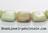 CLE24 lemon turquoise 12*12mm square gemstone beads Wholesale