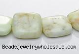 CLE25 square lemon turquoise 15*15mm gemstone beads Wholesale