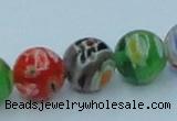 CLG502 16 inches 10mm round lampwork glass beads wholesale