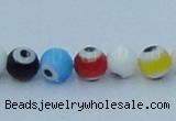 CLG504 16 inches 6mm round lampwork glass beads wholesale