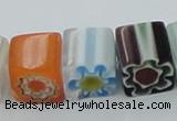 CLG512 16 inches 10*10mm cube lampwork glass beads wholesale