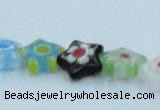 CLG513 16 inches 10*10mm star lampwork glass beads wholesale