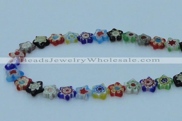 CLG514 16 inches 12*12mm star lampwork glass beads wholesale