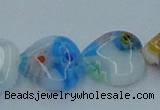 CLG525 16 inches 12*12mm heart lampwork glass beads wholesale