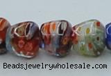 CLG574 16 inches 10*12mm apple lampwork glass beads wholesale