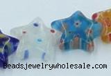 CLG592 16 inches 14*14mm star lampwork glass beads wholesale