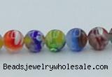 CLG600 16 inches 6mm round lampwork glass beads wholesale