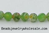 CLG602 16 inches 6mm round lampwork glass beads wholesale