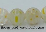 CLG606 16 inches 12mm round lampwork glass beads wholesale