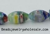 CLG611 5PCS 16 inches 7*12mm rice lampwork glass beads wholesale