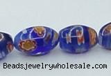 CLG613 5PCS 16 inches 7*12mm rice lampwork glass beads wholesale