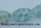 CLG615 3PCS 16 inches 10*16mm rice lampwork glass beads wholesale