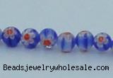 CLG625 10PCS 16 inches 6mm round lampwork glass beads wholesale