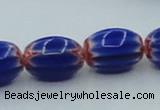 CLG636 5PCS 16 inches 10*14mm oval lampwork glass beads wholesale